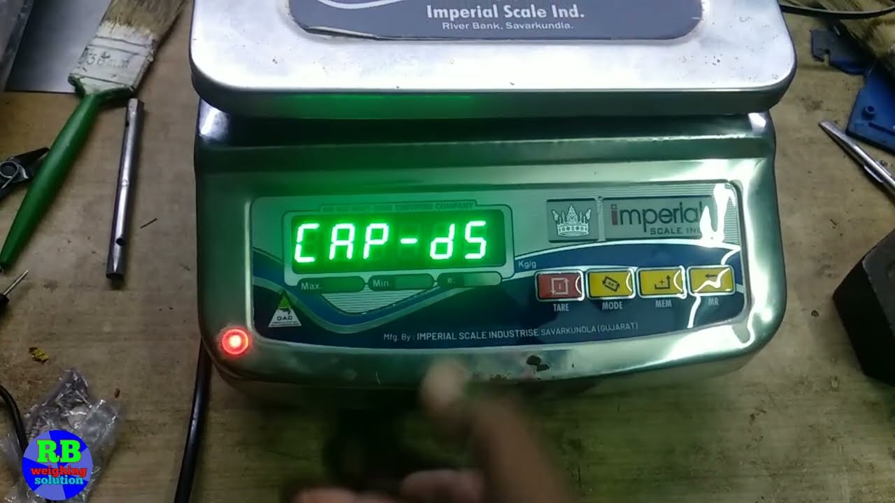 Imperial weighingscale all settings and Calibratoin. @rbweighingsolution