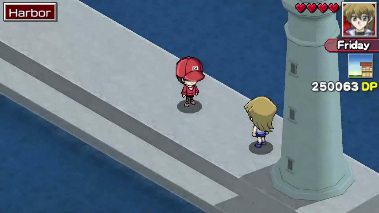Yu-Gi-Oh! Duel Monsters GX: Tag Force 3 Story Mode Alexis Rhodes Obelisk Blue #1 4th Heart Event