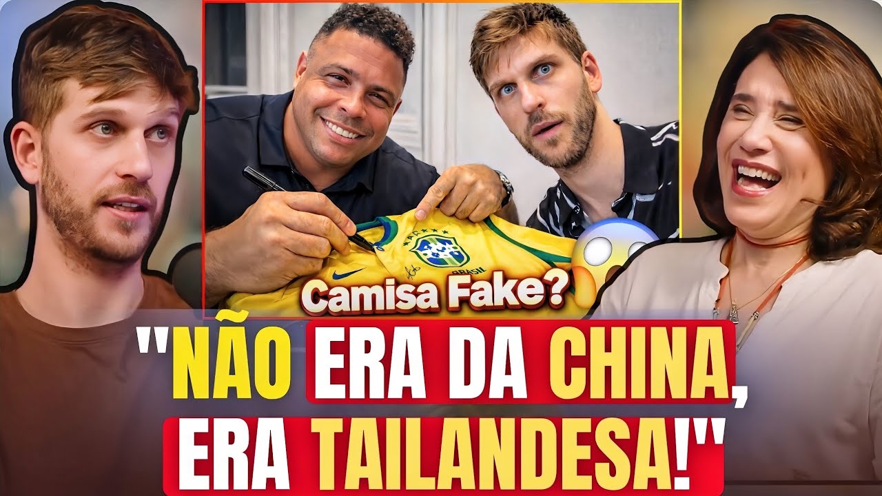 Paul Cabannes levou uma camisa FALSA pro Ronaldo Fenômeno autografar? 😱
