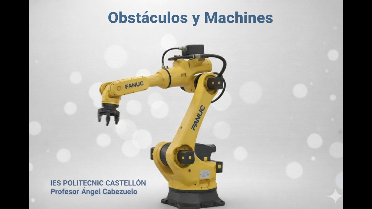 Que es un obstáculo y como configurar una machine en RobGuide Robot Fanuc