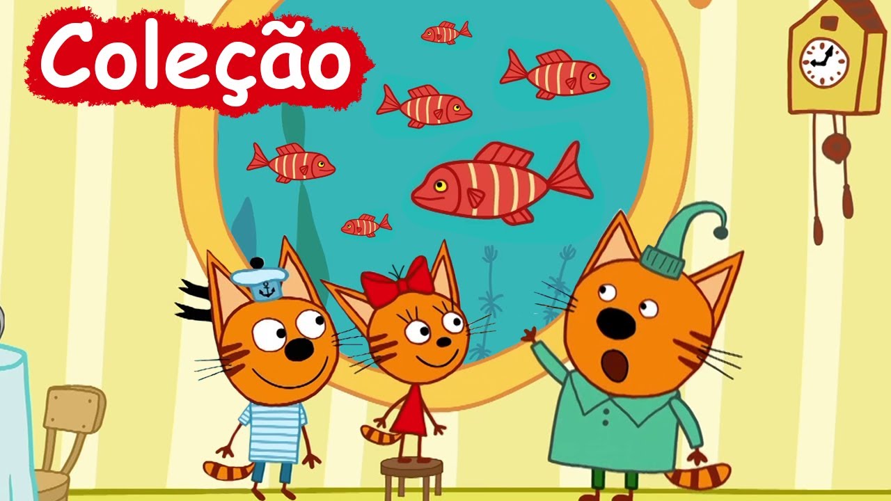 Kid-E-Cats em Portugues | Coleção dos episódios | Desenhos para crianças