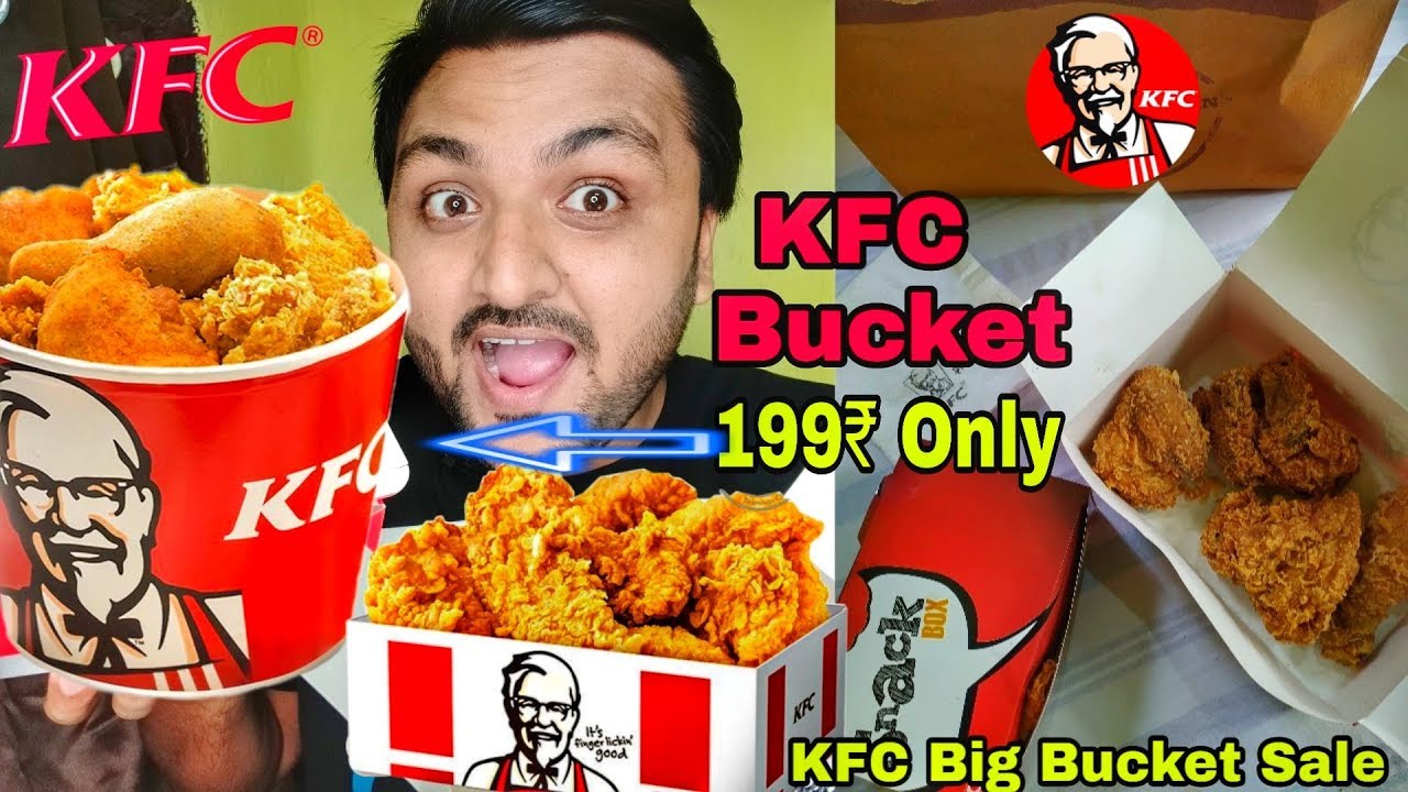 KFC Bucket at 199₹ only || KFC Big Bucket Sale || KFC Best Offer
