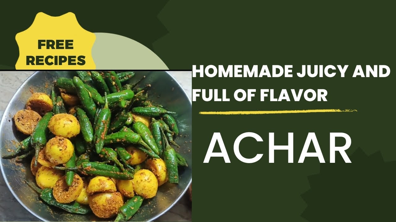 Homemade Juicy Achar – Full of Flavor & Pure Desi Taste! 🌶️🔥
