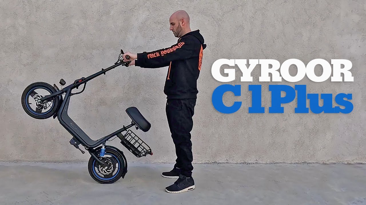 Electric Scooter With Seat | GYROOR C1Plus Review