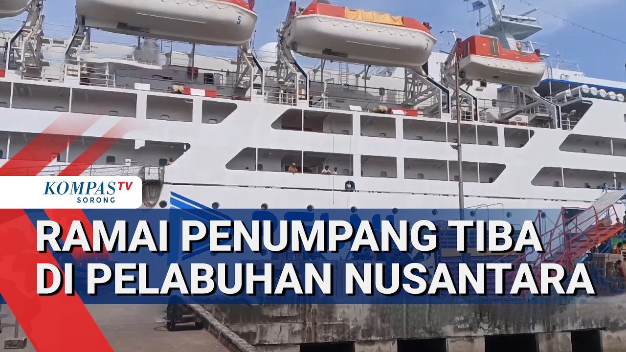 Jelang Lebaran Penumpang Ramai Padati Pelabuhan Nusantara