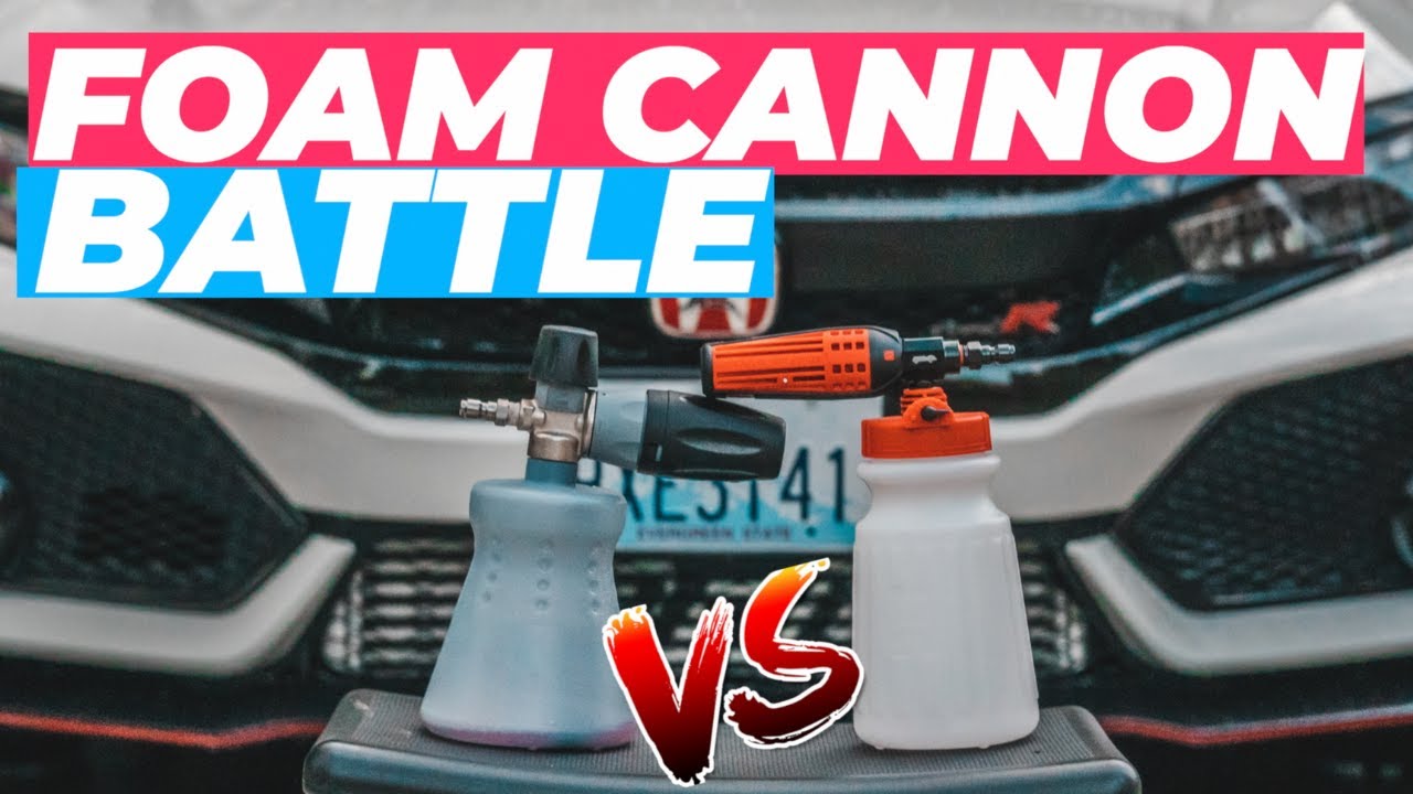 FOAM CANON BATTLE! MORE FOAM? MTM PF22.2 VS GRIOTS GARAGE
