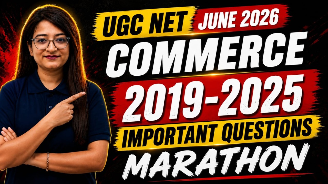 UGC NET Commerce 2026 | UGC NET Previous Year Question Paper With Answers | UGC NET Commerce Classes