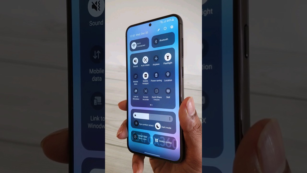 Samsung One UI 6.0 | Official #Notification Panel New Design  #FirstLook