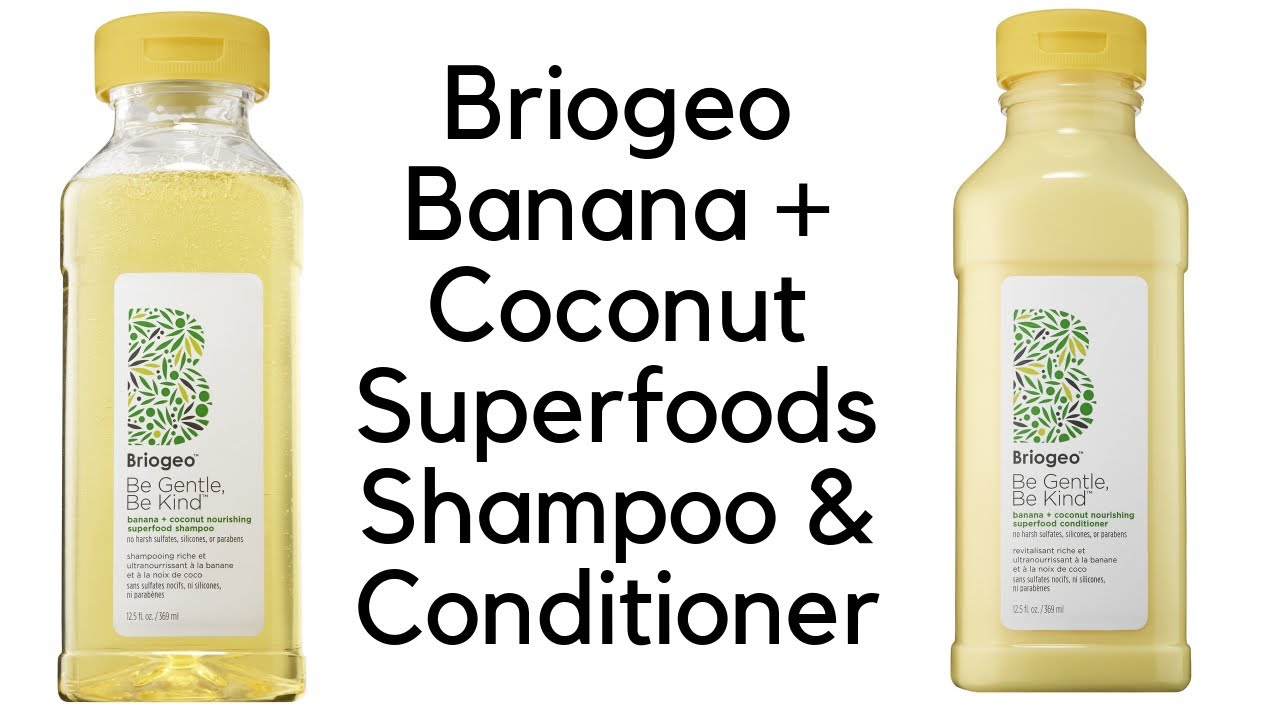Briogeo Banana + Coconut Superfoods Shampoo & Conditioner