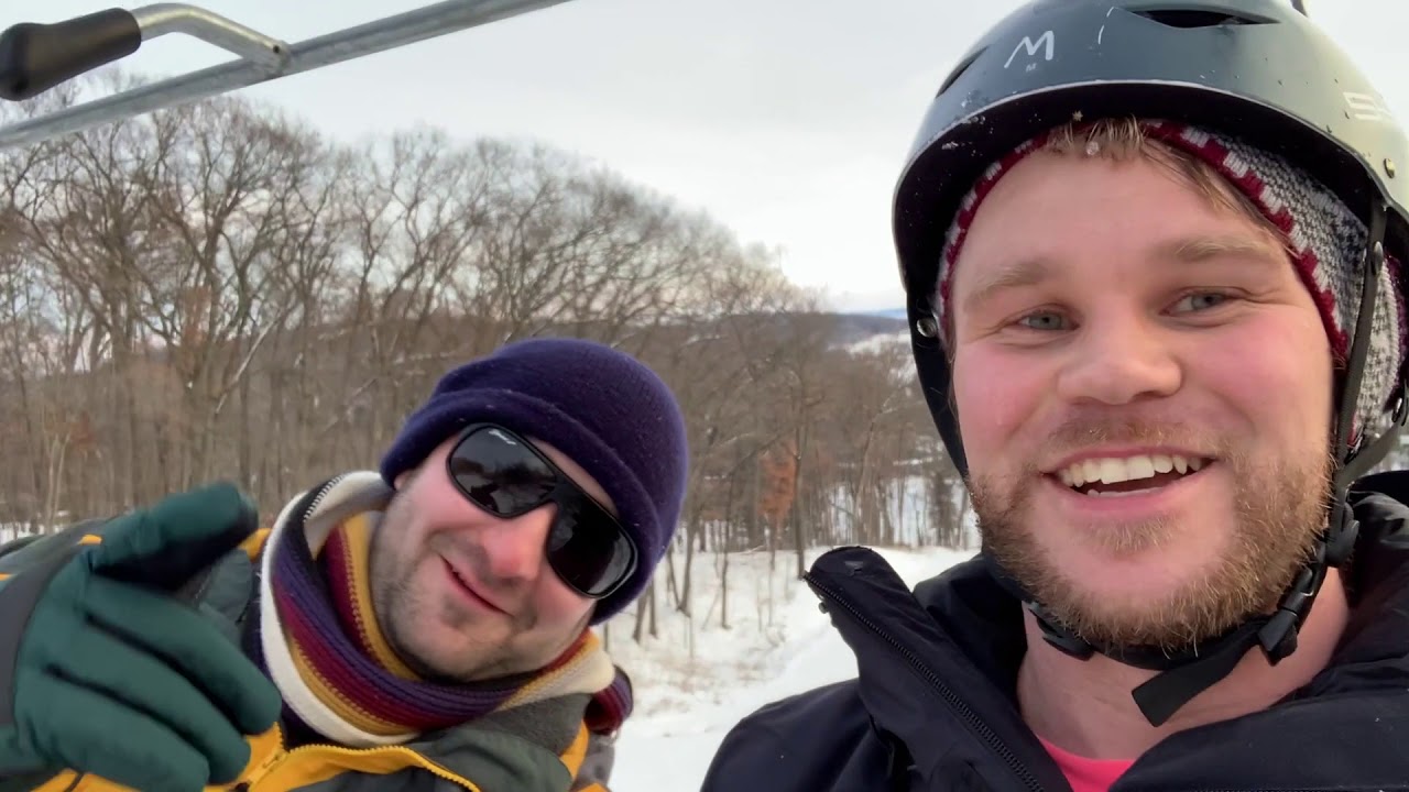Skiing at Devil's Head Wisconsin