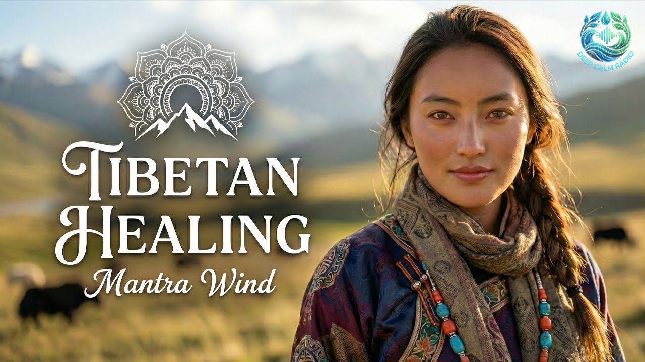🕉️ Tibetan Healing Mantra Wind 🌈 Sacred Himalayan Ritual Music for Deep Meditation & Inner Peace