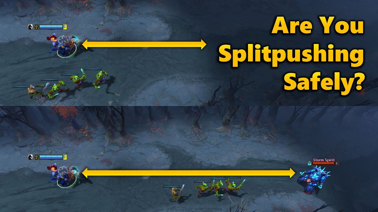 How to splitpush safely | Dota 2 7.30b
