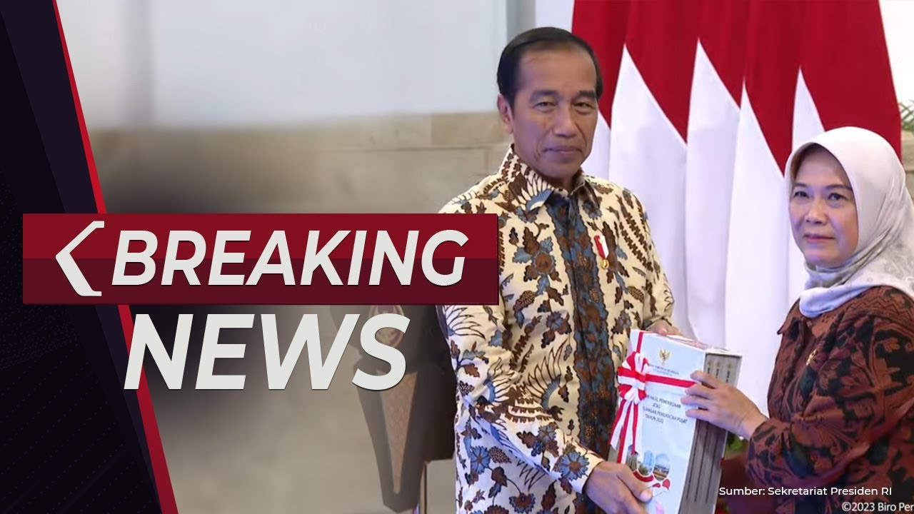 BREAKING NEWS - Presiden Jokowi Terima Hasil Pemeriksaan Laporan Keuangan Pemerintah&nbsp;Pusat&nbsp;2023