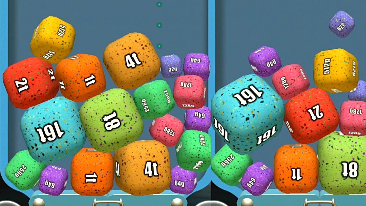 Merge Cube 2048 Walkthrough Gameplay#casualgames #gameparkarea#mergecube#puzzlegame