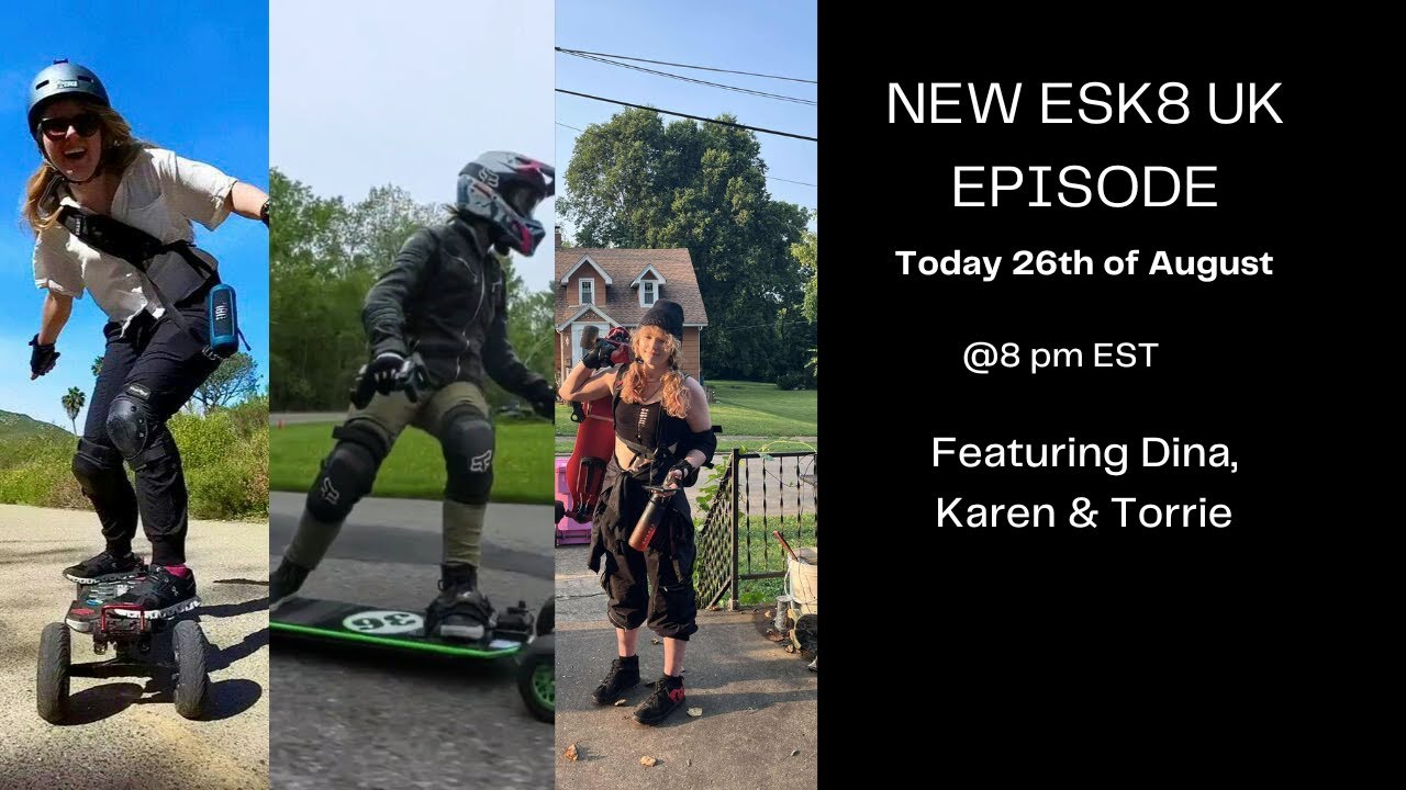 electric longboard racing ESK8 UK Live Show