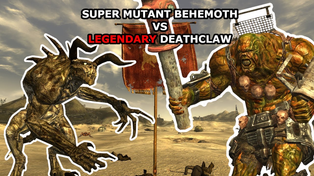 Is a Super Mutant Behemoth STRONGER than a Legendary Deathclaw? | Fallout npc battles