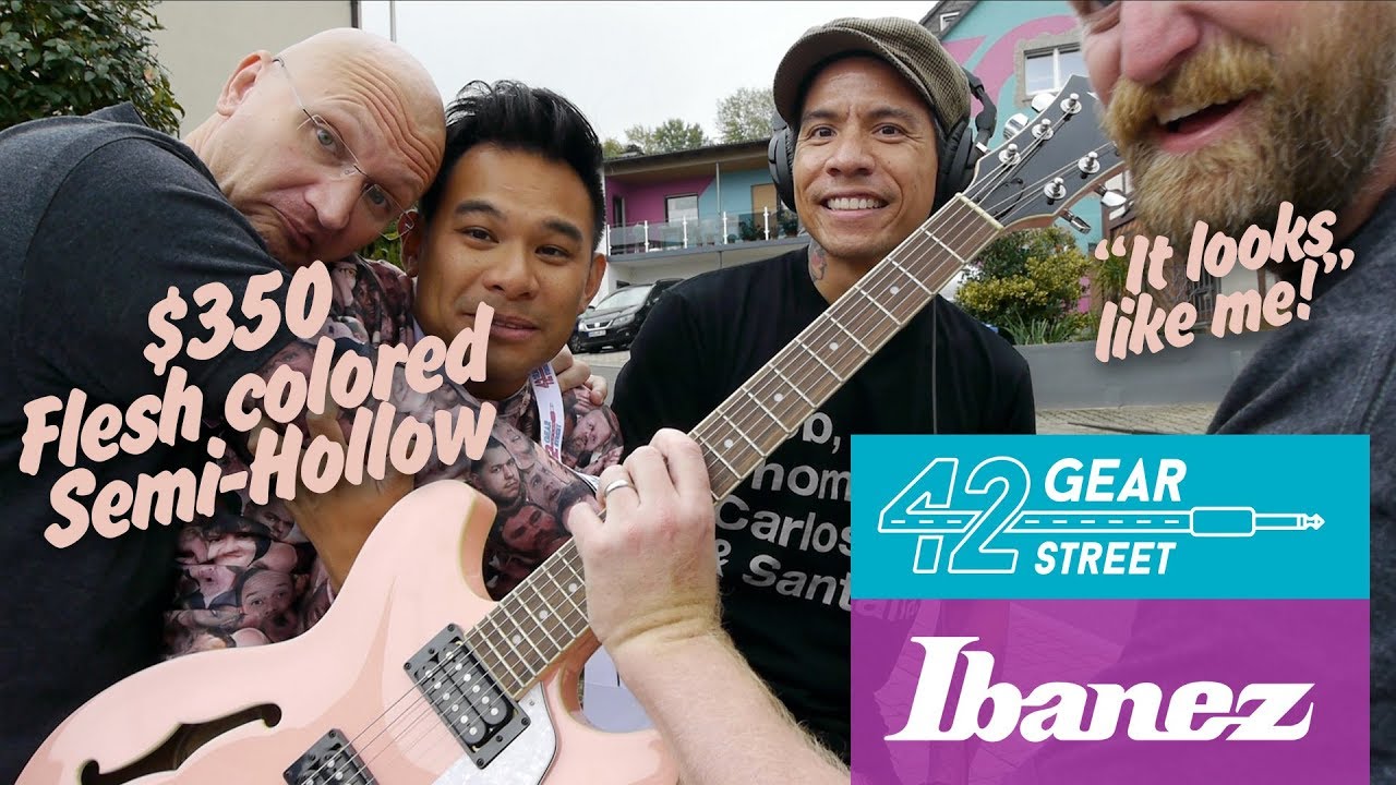 Ibanez Artcore Vibrante AS63 - Coral Pink - Guest playing by RJ Ronquillio - 42 Gear Street #42gsone
