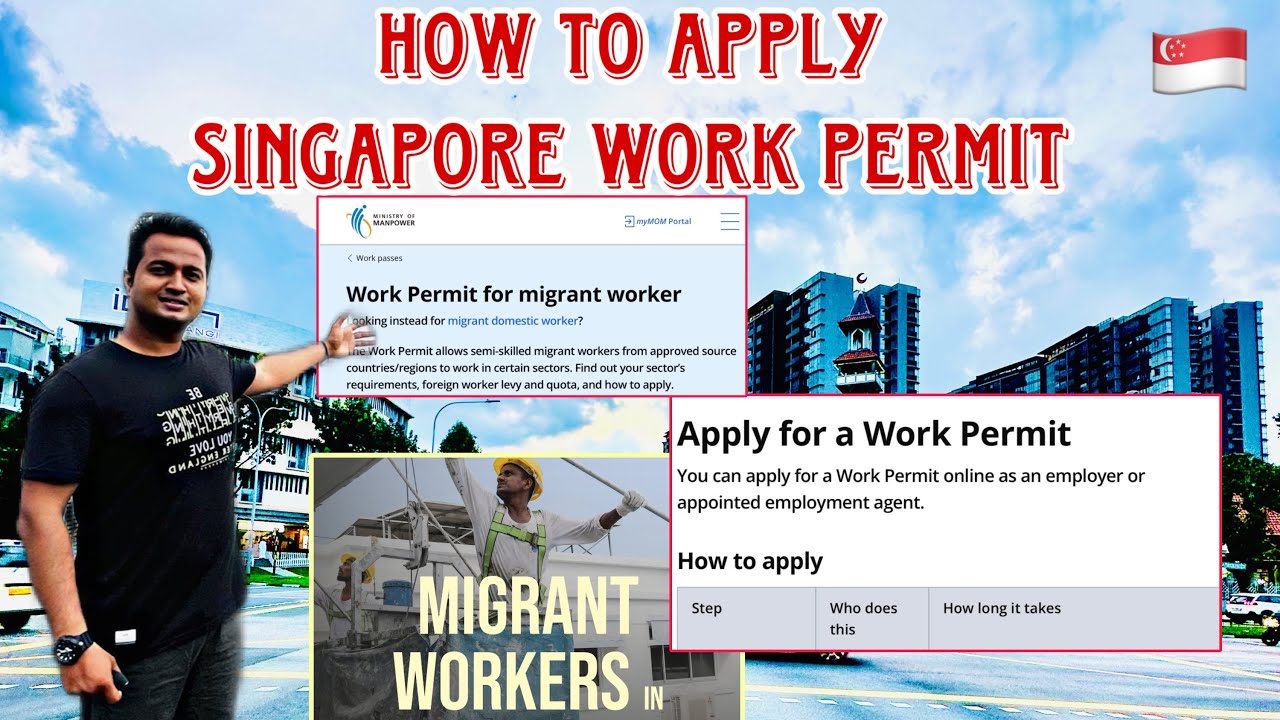Singapore Work Permit कैसे Apply करें? | Full Process of Singapore Work Permit Visa | How to Apply?