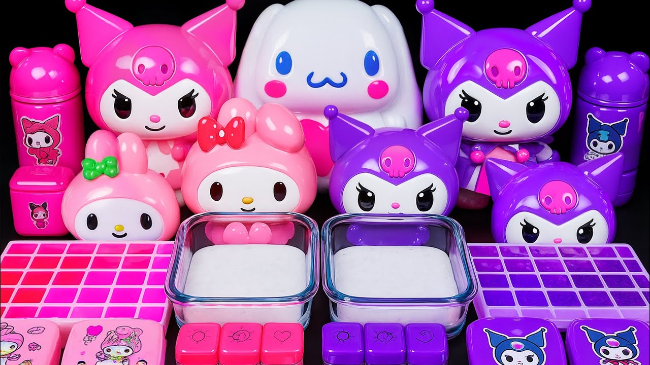 🎀GLOSSY SLIME SHOWDOWN💜 30 Minutes Satisfying Slime Video, Mixing Glitter Charms | Tana Slime ASMR