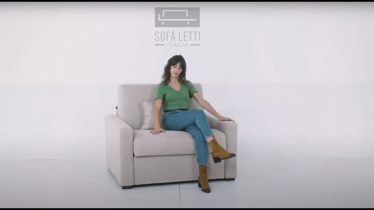 Sof&agrave; Letti Italia - Poltrona letto (2) Tutorial