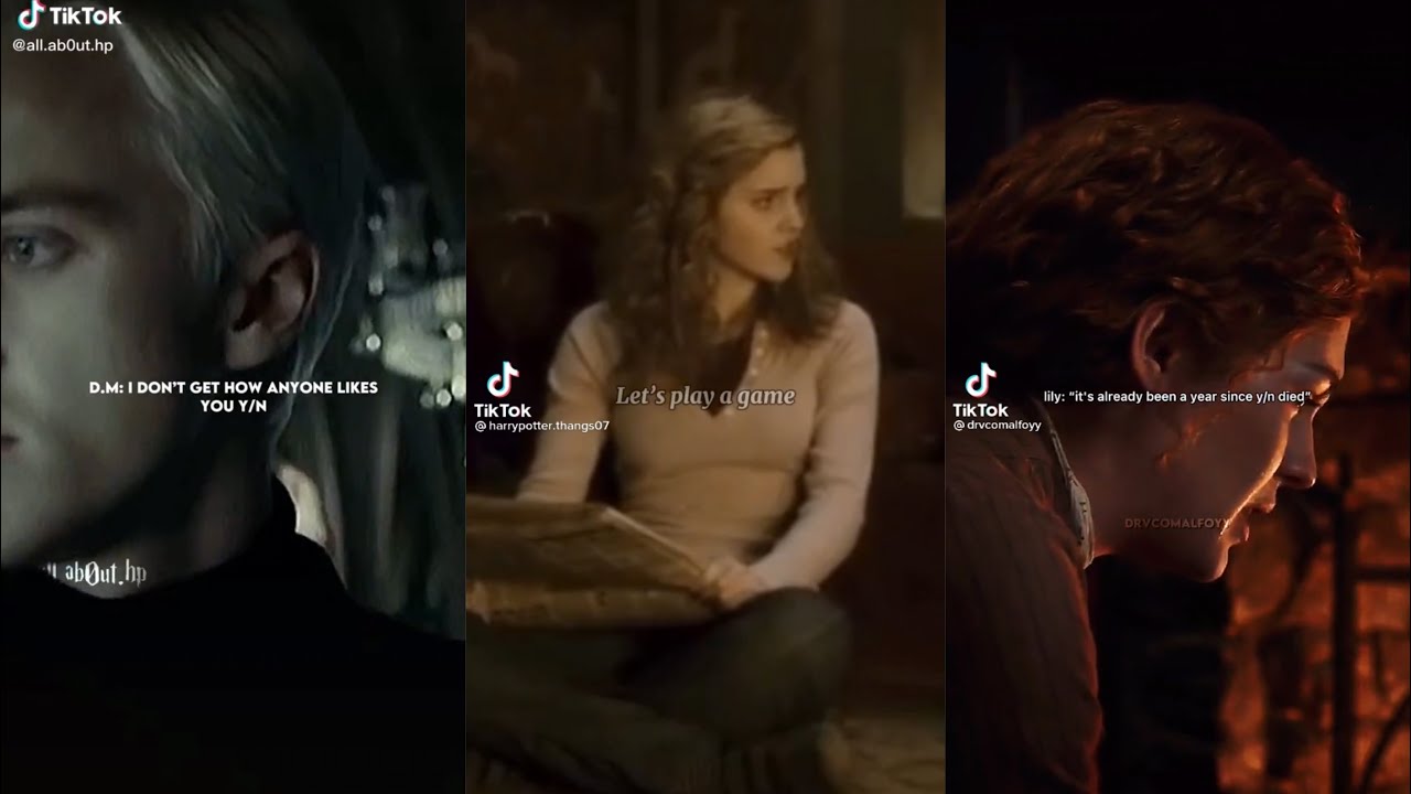 Harry Potter Characters X Y/N TikTok POV Compilation