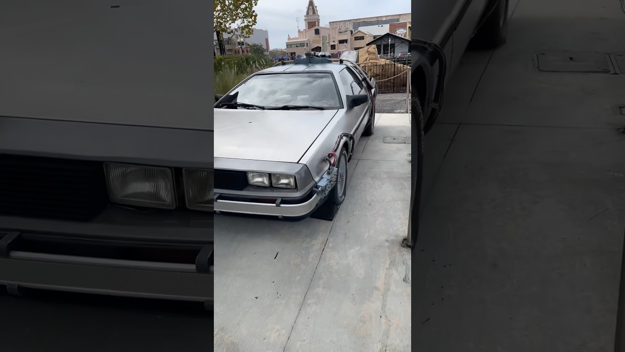 El coche de Regreso al Futuro              #regresoalfuturo #backtothefuture #universalstudios