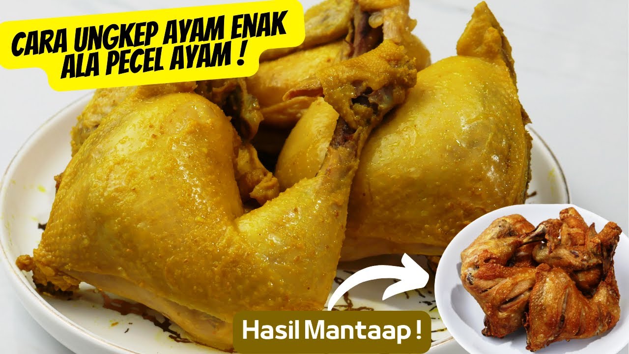 Cara UNGKEP AYAM GORENG Ala PEDAGANG PECEL LELE, Bumbu Meresap ~ By Tomafery Cooking !