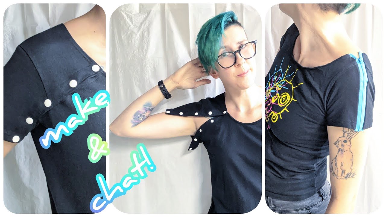 Snap & Zipper Accessible Shirts! | Make & Chat! | SEWING NERD!