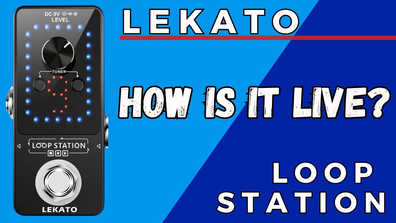 Lekato Looper pedal Live demo Lekato Loop Station Guitar Looper Live Gig Demo Review