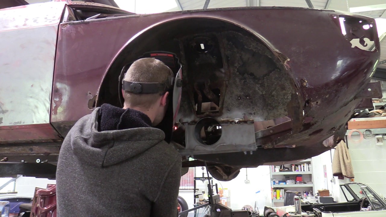 Replacing Driveshaft Tunnels on a Saab 99 Turbo