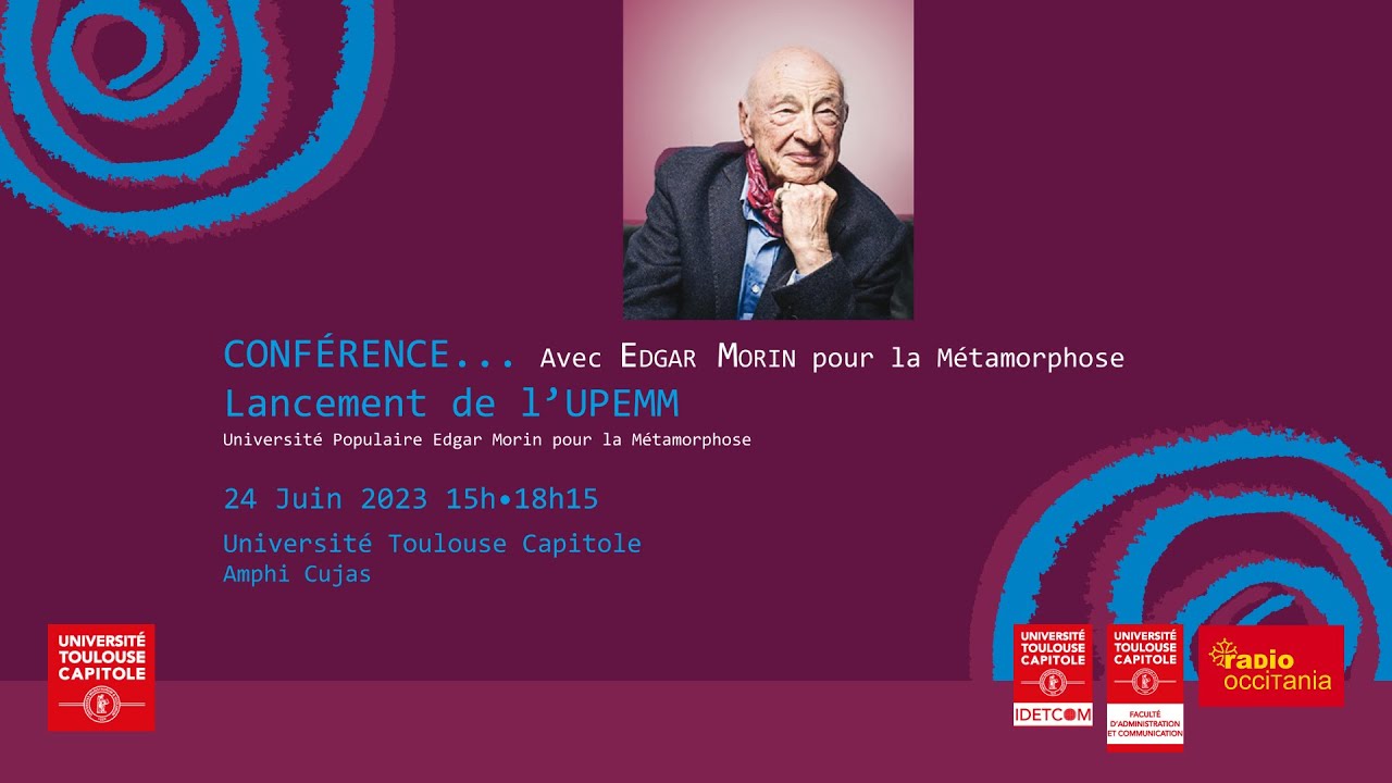 Diffusion en direct de Université Pop Edgar Morin pour la Métamorphose