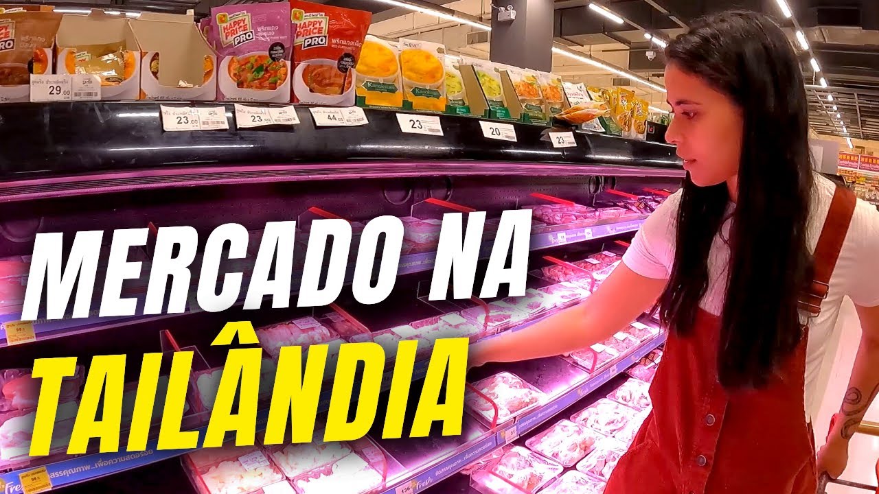 COMO É UM SUPERMERCADO NA TAILÂNDIA