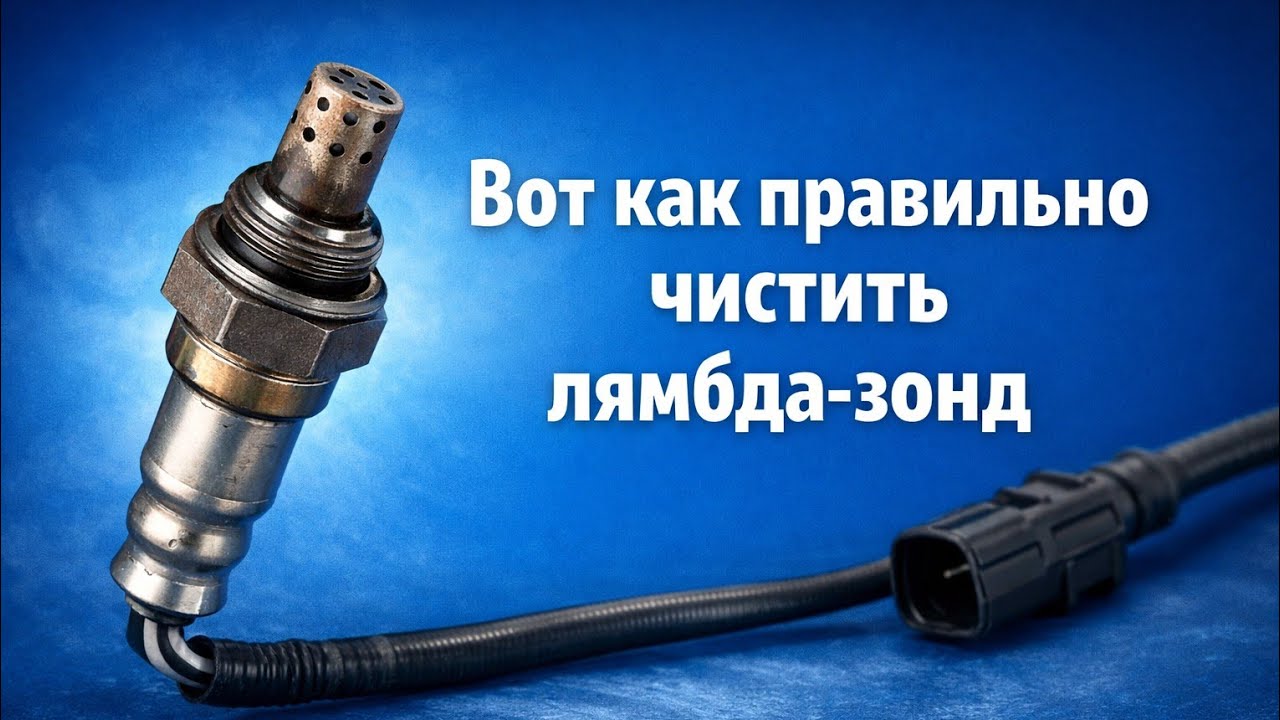 ВОТ КАК ПРАВИЛЬНО ЧИСТИТЬ ЛЯМБДА ЗОНД. 