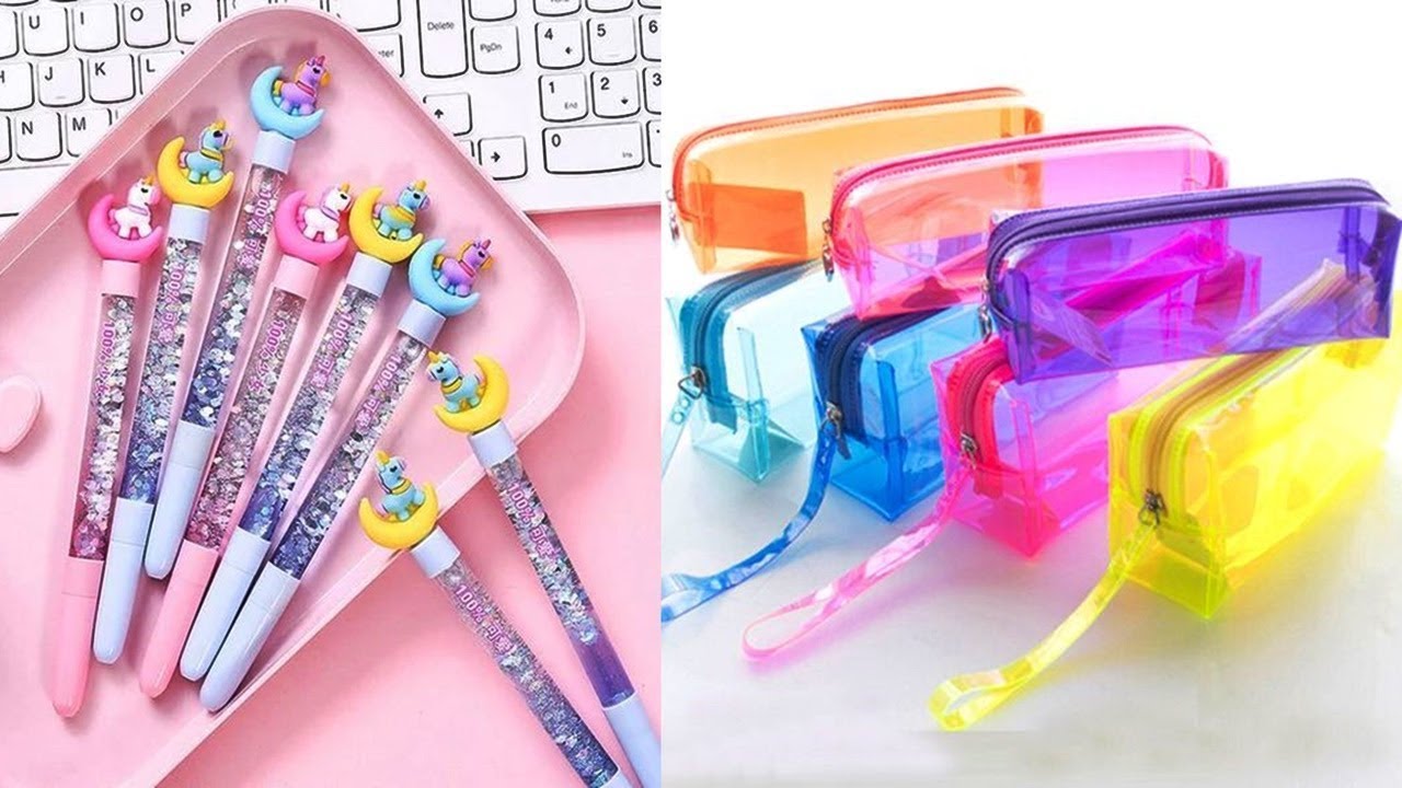 DIY 15 FOURNITURES SCOLAIRES - RETOUR À L'ÉCOLE-Carnet de notes, trousse à crayons liquide et plus