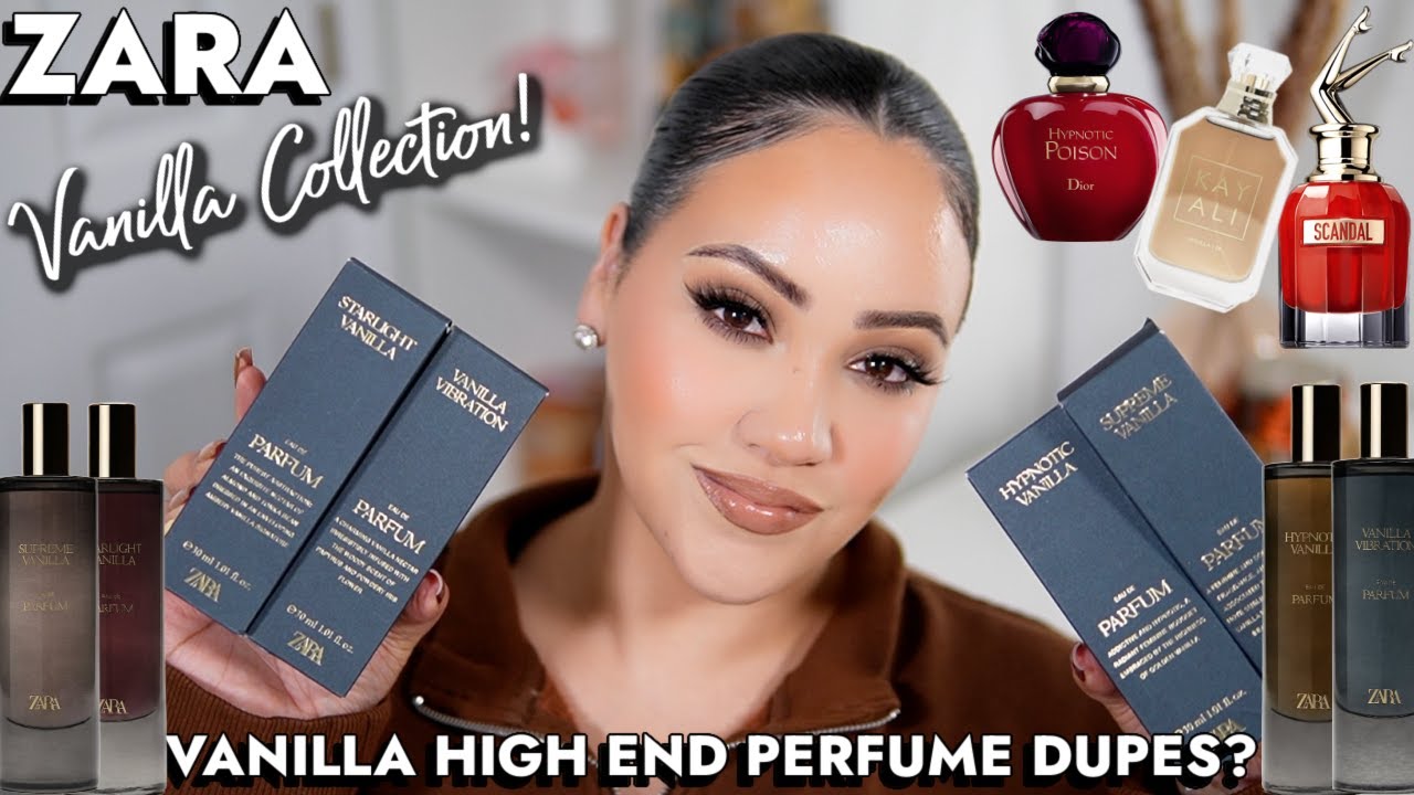 ZARA VANILLA PERFUME COLLECTION FIRST IMPRESSIONS! | HIGH END PERFUME DUPES | AMY GLAM ✨