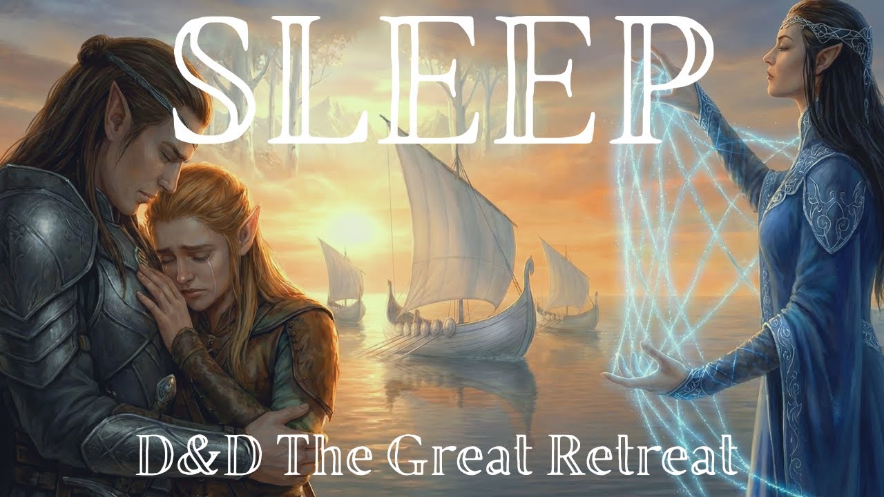 When Elves Step Away: The Great Retreat to Evermeet | Soothing and Calm | D&D Lore To Sleep To