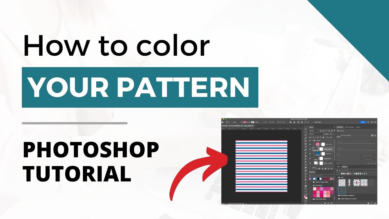 How to Color your Pattern in Photoshop