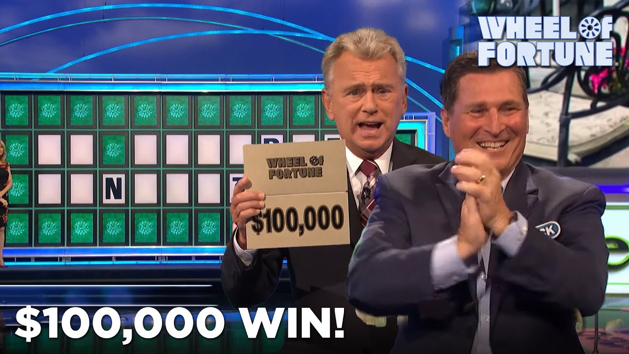 🎉 Patrick Wins $100,000 in the Bonus Round! 🎉 | Wheel of Fortune