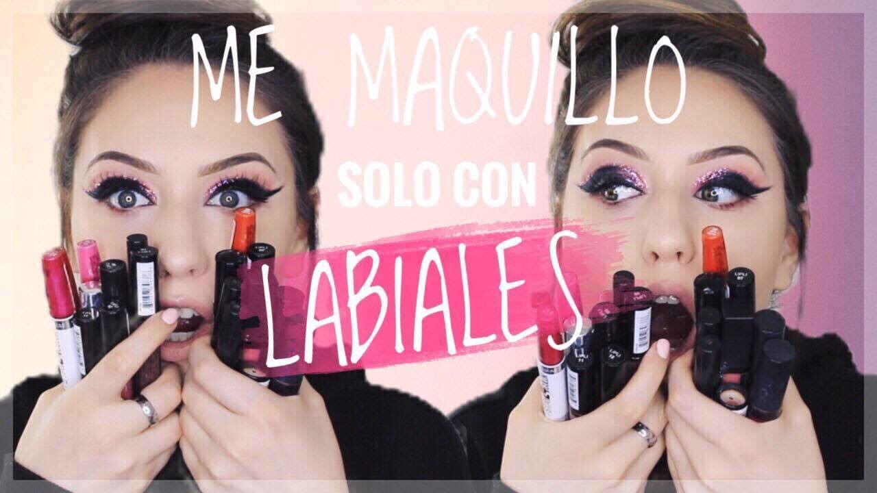 ME MAQUILLO LOS OJOS CON LABIALES  *SALE MAL* | Melina Quiroga Makeup