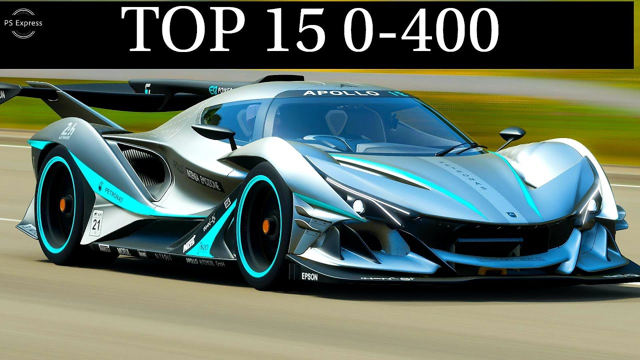 Forza Horizon 4 Top 15 Speed Fastest Stock Cars 0-400Km/h