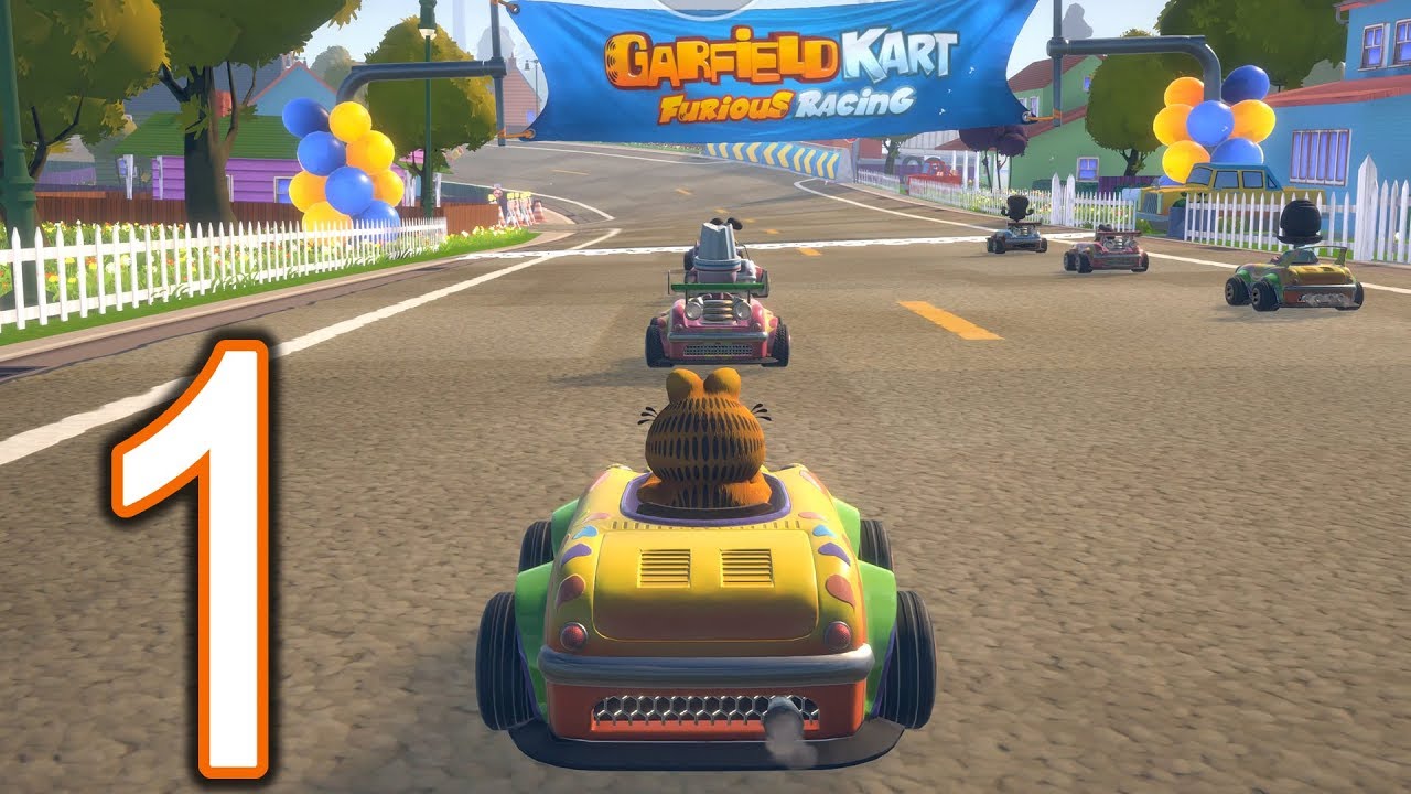 Garfield Kart Furious Racing Gameplay - Part 1 - Lasagna Cup 100cc Grand Prix