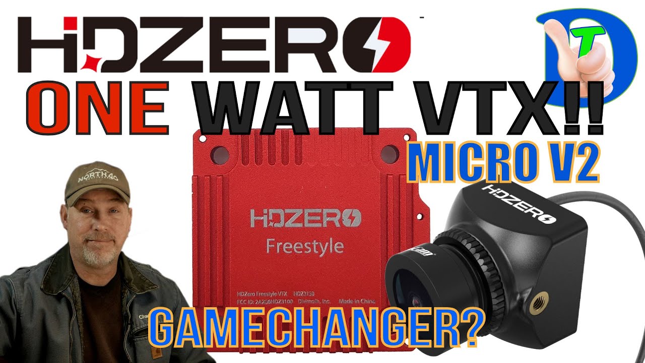 HDZero 1 watt Freestyle VTX, Micro V2 Camera