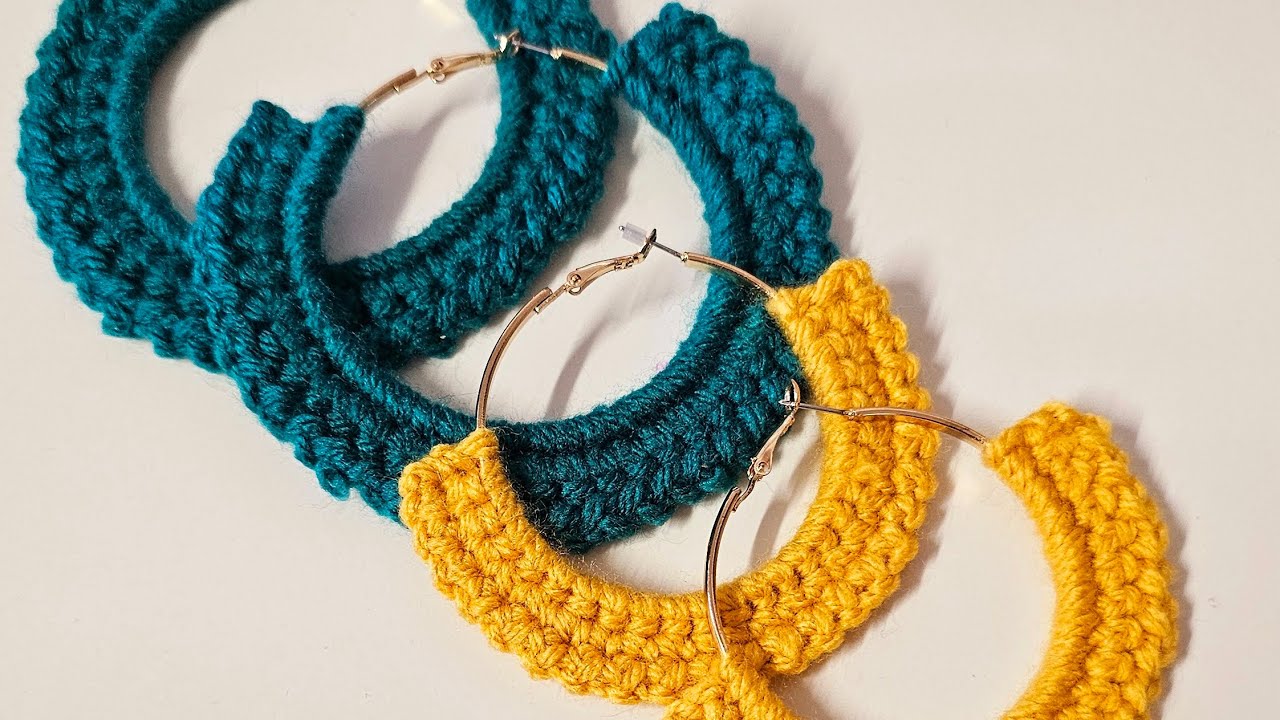 CROCHET: how to chrochet an earing #howto #crochetearring #tutorial @Aviyacrochet