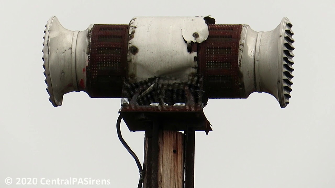 Gettysburg, PA Sterling M-5 Siren Test- Alert- 2/1/20