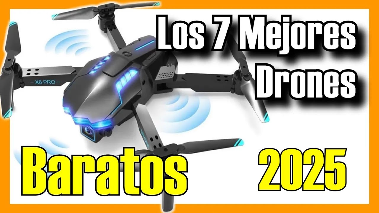 🥇🔥 Los 7 MEJORES Drones BUENOS y BARATOS de Aliexpress [2025]✅[Calidad/Precio] Con Buena Cámara 4K