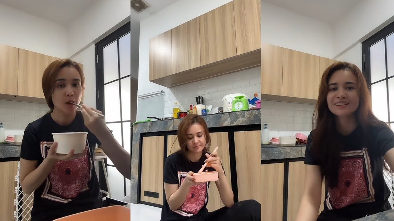 Michelle Ziudith buat kue bareng bunda, Live Tiktok | 1 Des 2023