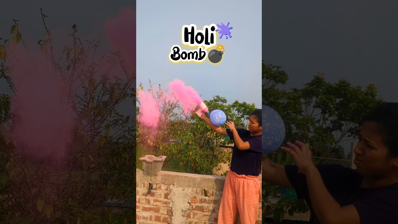 Holi craft || Holi prank || The BEST Diy Holi Colour Boom Ever || craftboat
