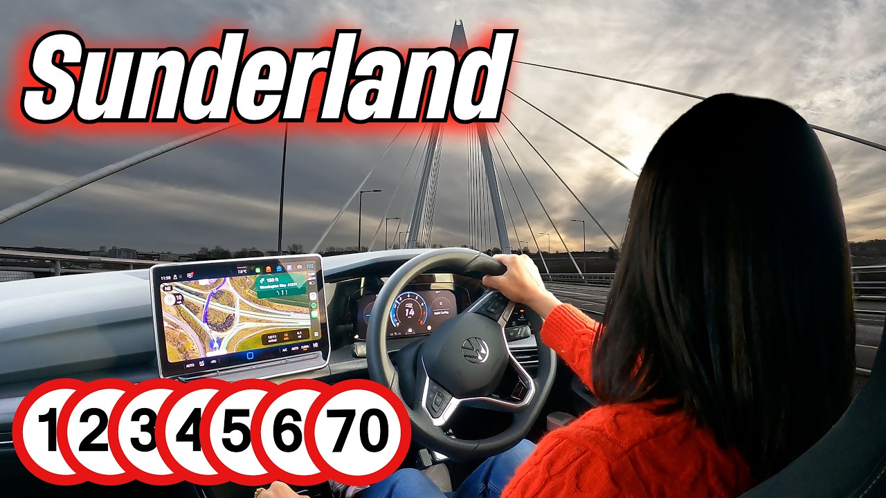 Talkthrough Drive With Me In Sunderland | Approaching Big Roundabouts