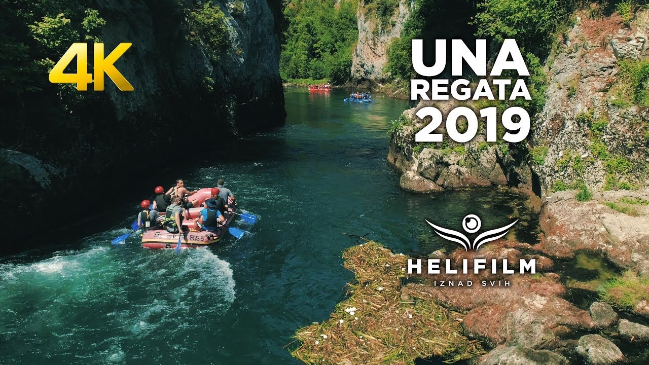 4K Una Regata 2019 - Promo Video - Rafting na Uni - Ljepote Bosne i Hercegovine iz zraka