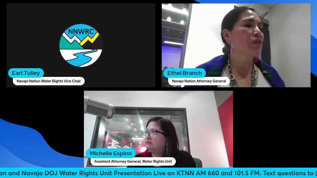 LIVE-STREAM: The Northeastern Arizona Indian Water Rights Settlement Radio Forum